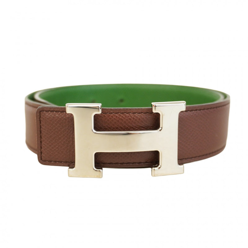5pa0146-h】エルメス ベルト コンスタンスベルト クシュベル グリーン