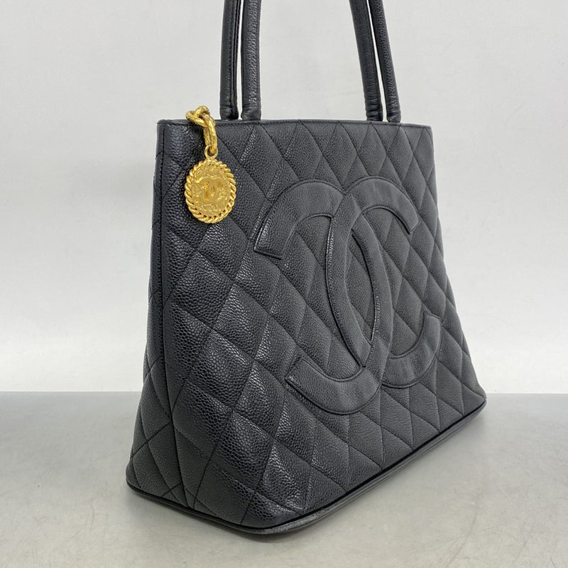 5pa0186-h】シャネル トートバッグ 復刻トート キャビアスキン