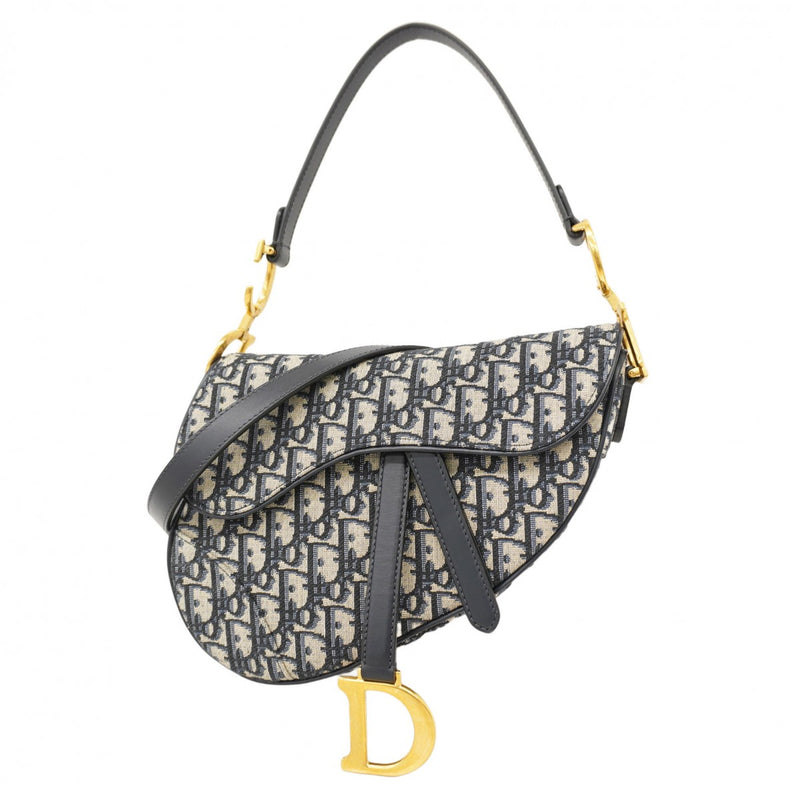 5pa0356-h】クリスチャンディオール ハンドバッグ オブリーク サドル