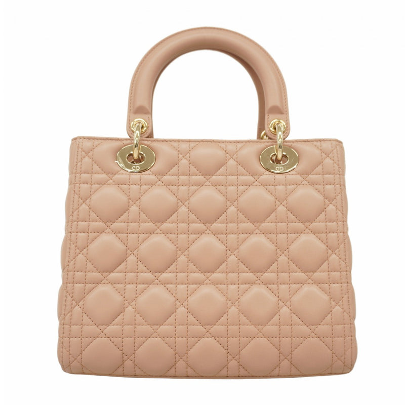 Dior ベージュ キルティング ハンドバッグ 5pa0369-h】クリスチャンディオール ハンドバッグ カナージュ レディ