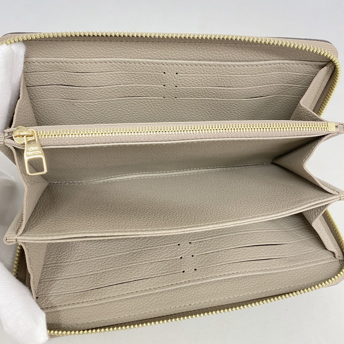 5pa0496】ルイヴィトン 長財布 モノグラム・アンプラント バイカラー