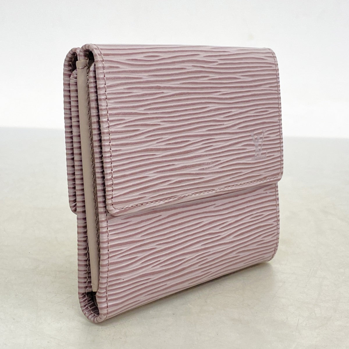 5pa0497】ルイヴィトン 三つ折り財布 エピ ポルトモネカルトクレディ