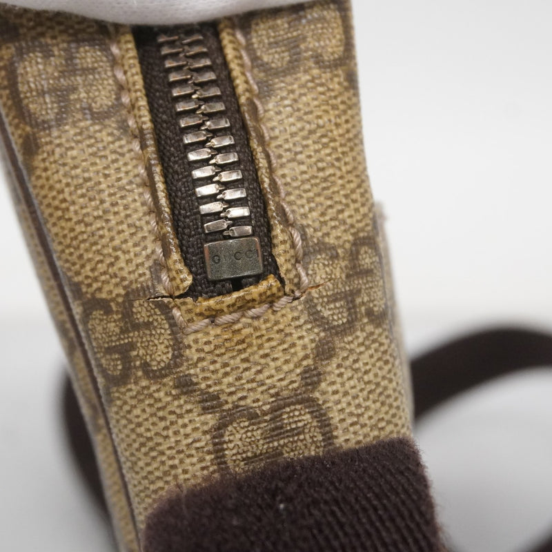 5pa0511】グッチ ショルダーバッグ GGスプリーム 122754 PVC ブラウン