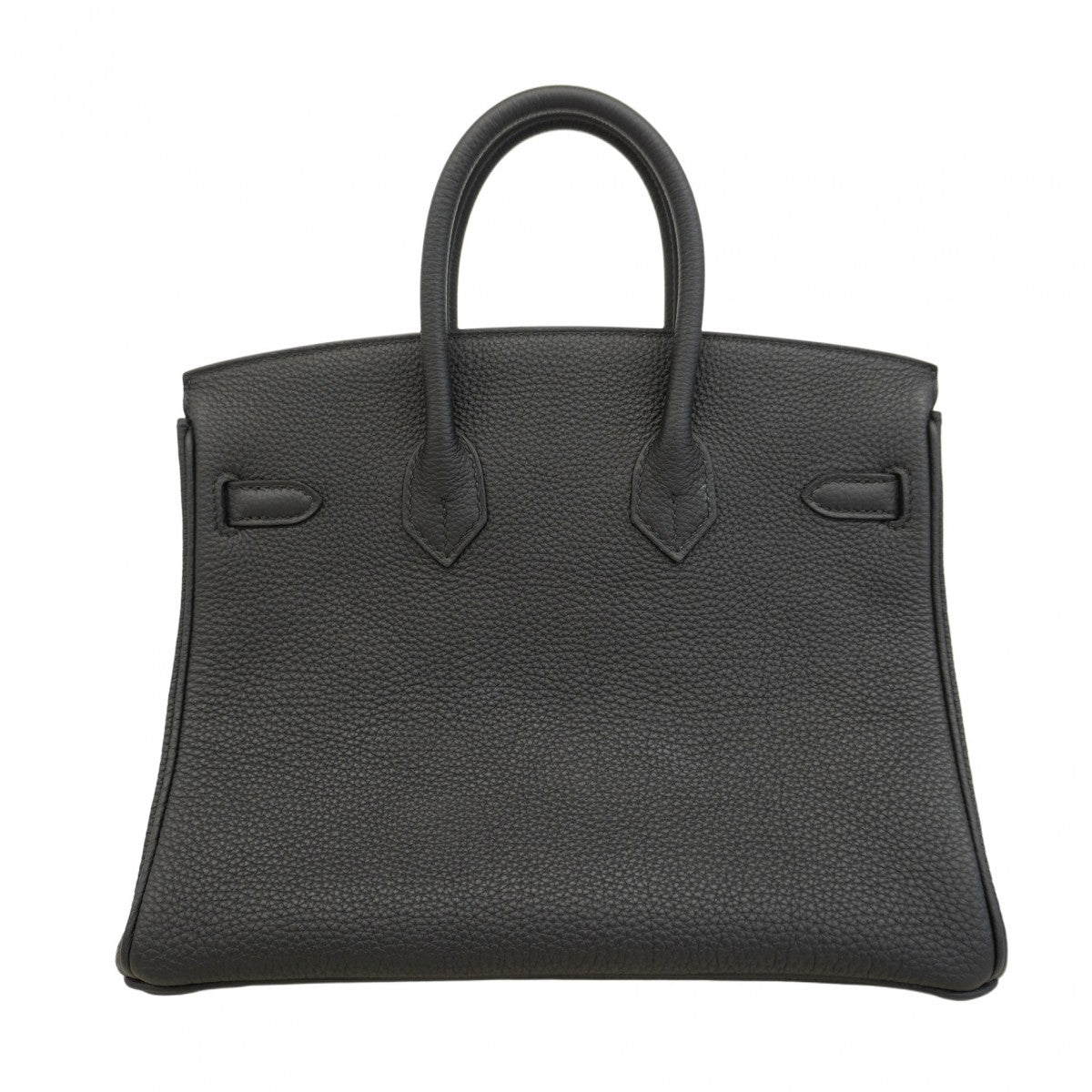 ★最終価格★SALE【5pa0523-g-h】エルメス ハンドバッグ バーキン25 ヴェルソ トゴ ブラック ブルーサフィール ゴールド金具 W刻印【中古】レディース
