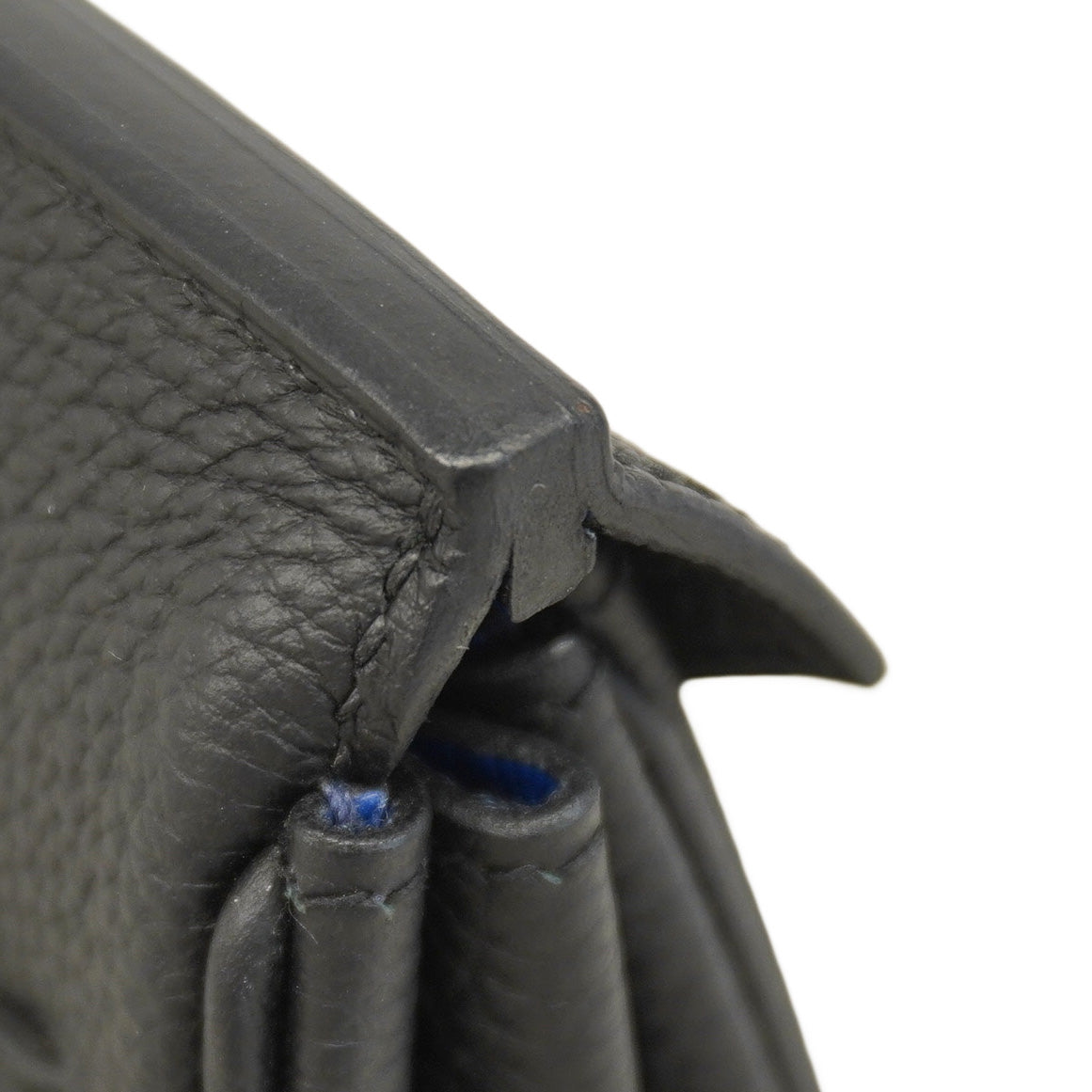 ★最終価格★SALE【5pa0523-g-h】エルメス ハンドバッグ バーキン25 ヴェルソ トゴ ブラック ブルーサフィール ゴールド金具 W刻印【中古】レディース