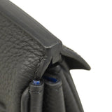 ★最終価格★SALE【5pa0523-g-h】エルメス ハンドバッグ バーキン25 ヴェルソ トゴ ブラック ブルーサフィール ゴールド金具 W刻印【中古】レディース