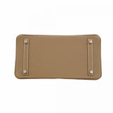 ★在庫処分★最終価格★SALE【5pa0524-g-h】エルメス ハンドバッグ バーキン30 トゴ エトゥープ シルバー金具 W刻印【中古】レディース