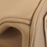 ★在庫処分★最終価格★SALE【5pa0524-g-h】エルメス ハンドバッグ バーキン30 トゴ エトゥープ シルバー金具 W刻印【中古】レディース