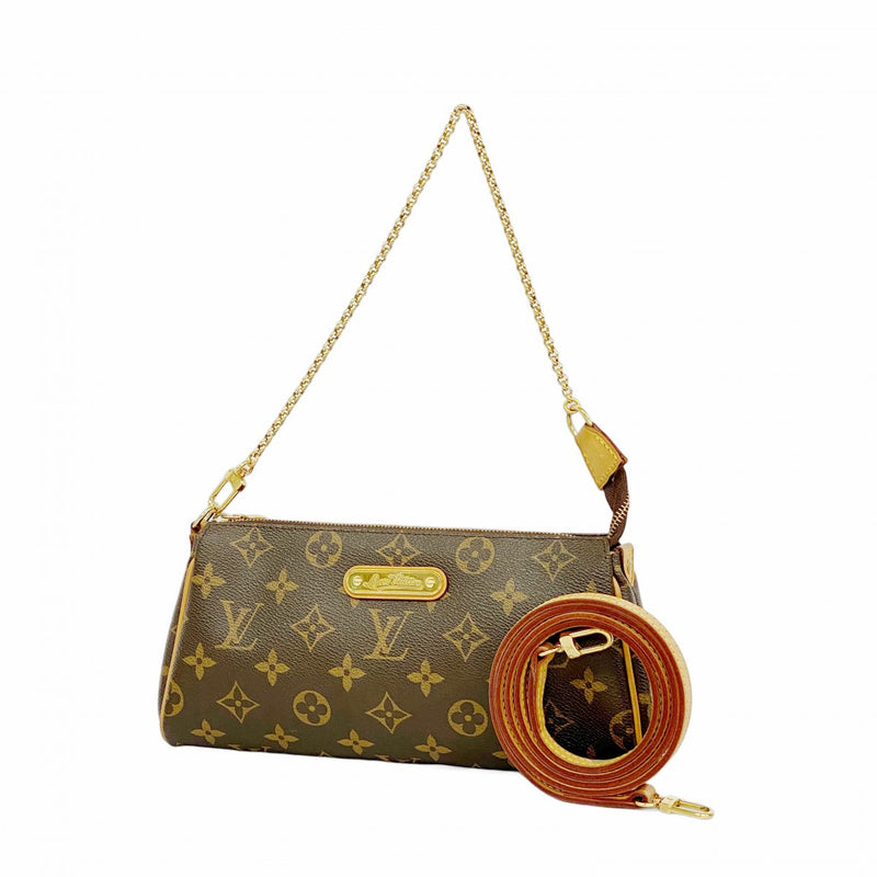 5pa0682】ルイヴィトン ポーチ モノグラム エヴァ M95567 ブラウン