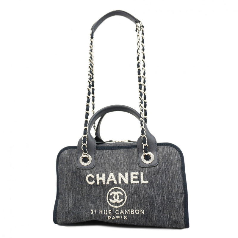 5pa0782-h】シャネル ハンドバッグ ドーヴィル チェーンショルダー