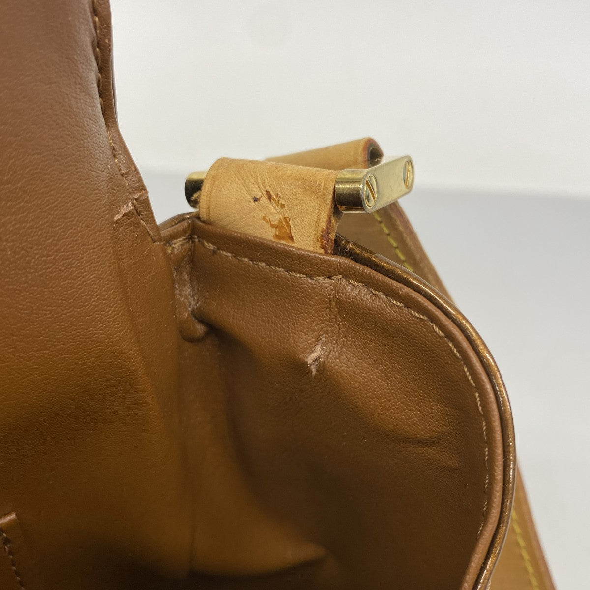 【5pa0865】ルイヴィトン ショルダーバッグ ヴェルニ トンプソンストリート M91124 ブロンズ【中古】レディース