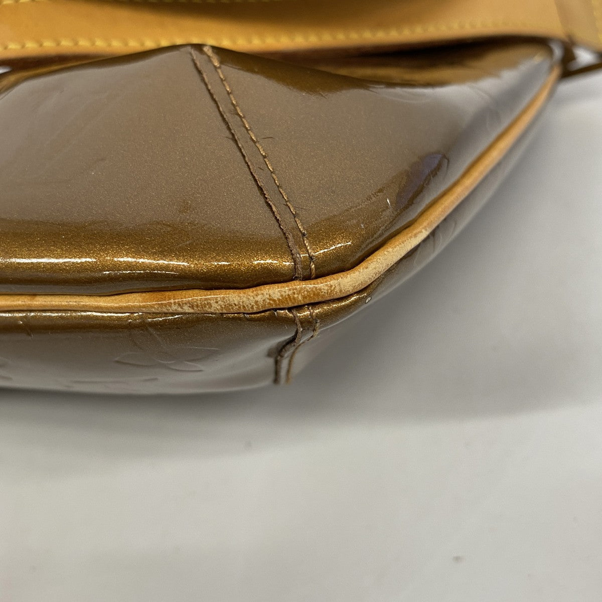 【5pa0865】ルイヴィトン ショルダーバッグ ヴェルニ トンプソンストリート M91124 ブロンズ【中古】レディース