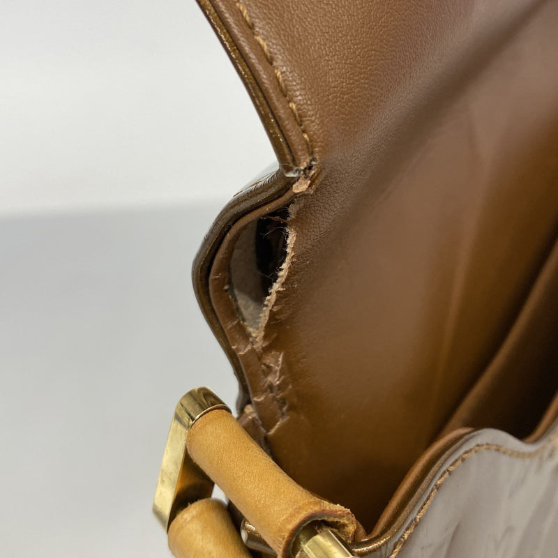 【5pa0865】ルイヴィトン ショルダーバッグ ヴェルニ トンプソンストリート M91124 ブロンズ【中古】レディース