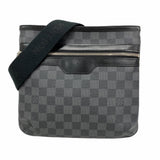 【5pa0870】ルイヴィトン ショルダーバッグ ダミエ・グラフィット トマス N58028 ブラック【中古】メンズ