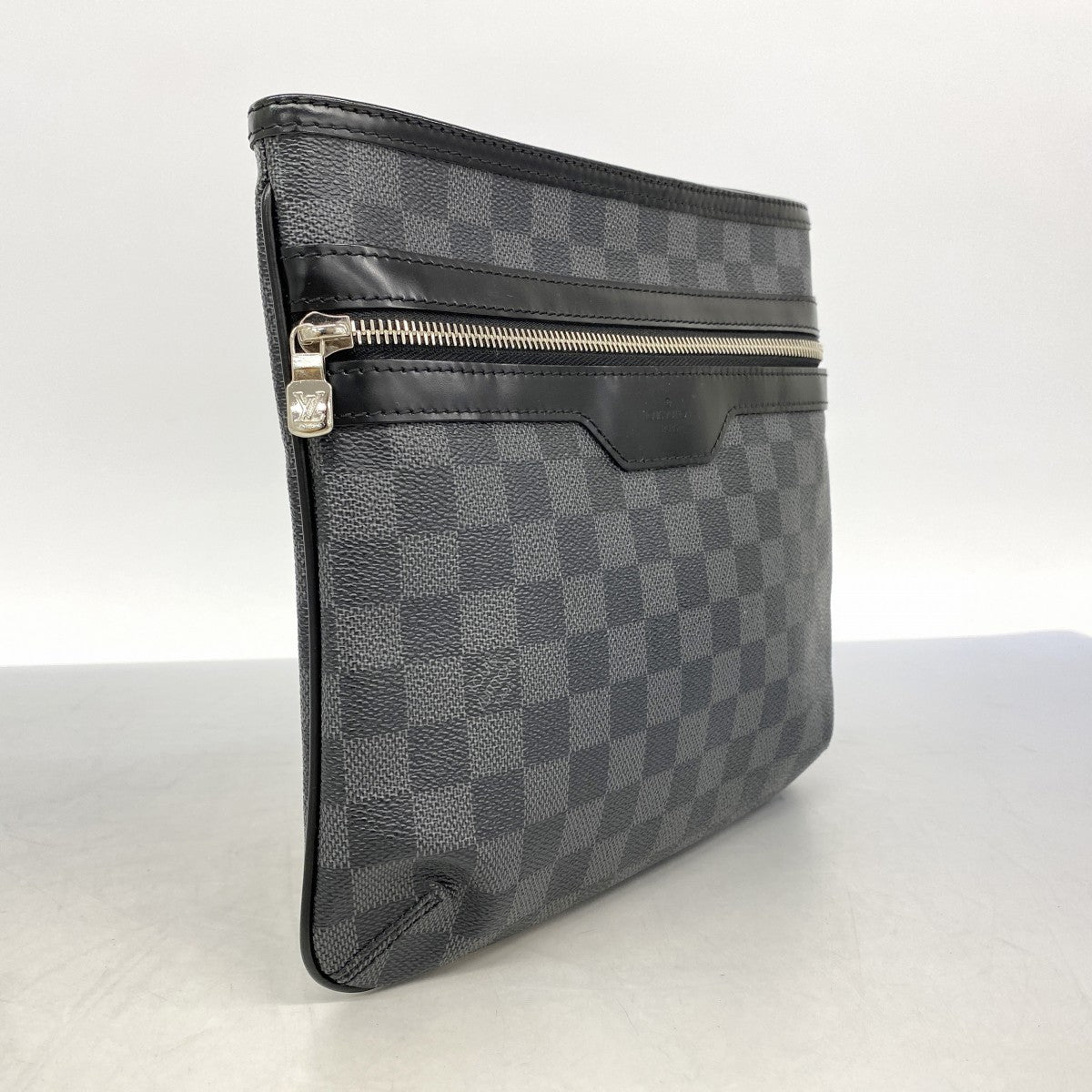 【5pa0870】ルイヴィトン ショルダーバッグ ダミエ・グラフィット トマス N58028 ブラック【中古】メンズ