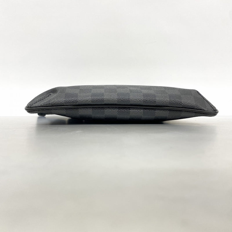 【5pa0870】ルイヴィトン ショルダーバッグ ダミエ・グラフィット トマス N58028 ブラック【中古】メンズ