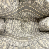 【5pa0882-h】クリスチャンディオール トートバッグ ブックトート キャンバス グレー【中古】レディース