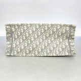 【5pa0882-h】クリスチャンディオール トートバッグ ブックトート キャンバス グレー【中古】レディース