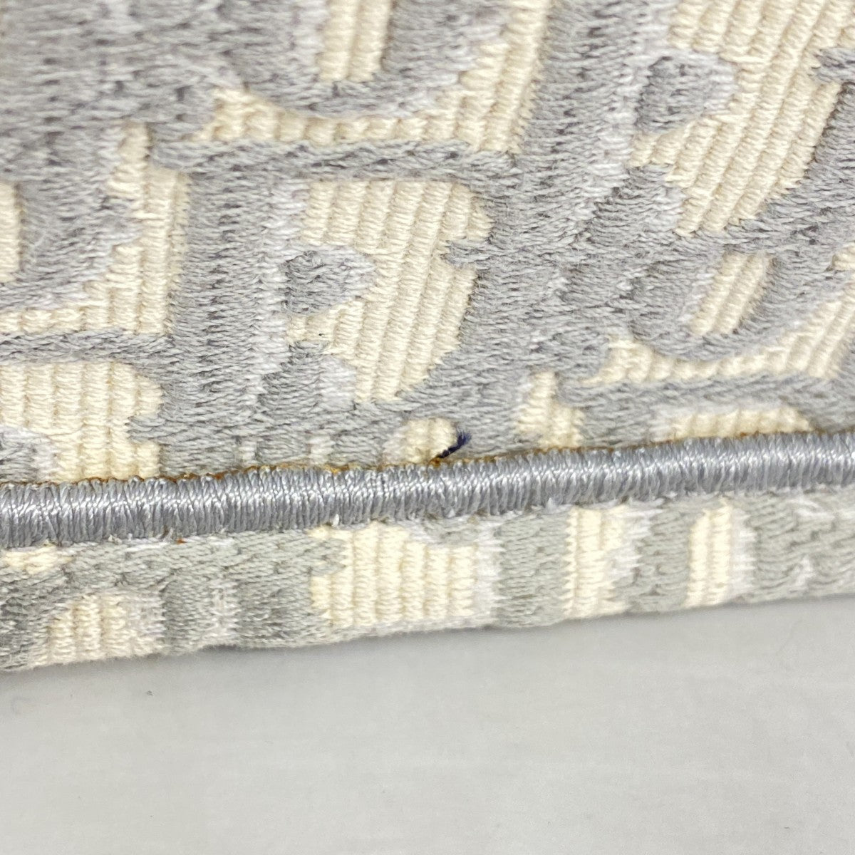 【5pa0882-h】クリスチャンディオール トートバッグ ブックトート キャンバス グレー【中古】レディース