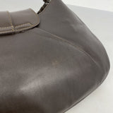 【5pa0883-h】クリスチャンディオール ショルダーバッグ ストリートシック レザー ダークブラウン シルバー金具【中古】レディース