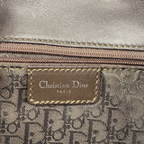 【5pa0883-h】クリスチャンディオール ショルダーバッグ ストリートシック レザー ダークブラウン シルバー金具【中古】レディース
