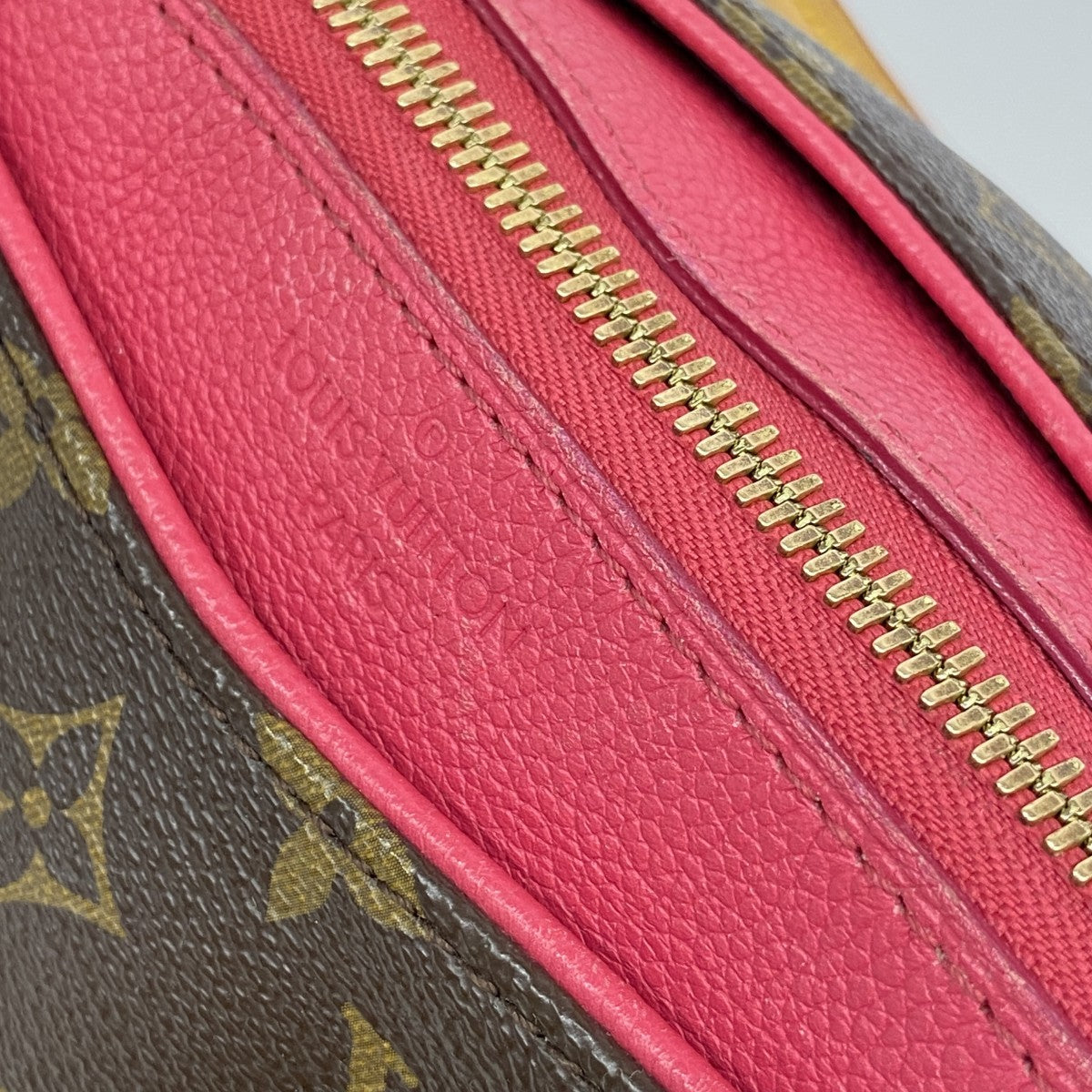 【5pa0884-h】ルイヴィトン ハンドバッグ モノグラム パラス M40466 ブラウン ダリア 2wayバッグ【中古】レディース