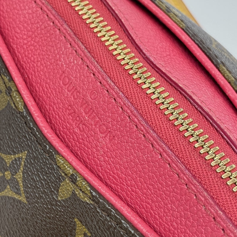 【5pa0884-h】ルイヴィトン ハンドバッグ モノグラム パラス M40466 ブラウン ダリア 2wayバッグ【中古】レディース