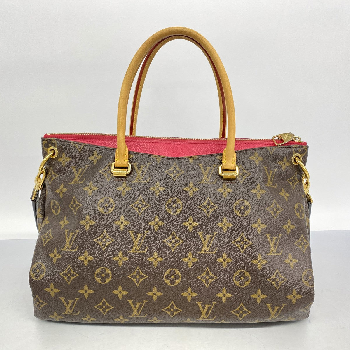 【5pa0884-h】ルイヴィトン ハンドバッグ モノグラム パラス M40466 ブラウン ダリア 2wayバッグ【中古】レディース