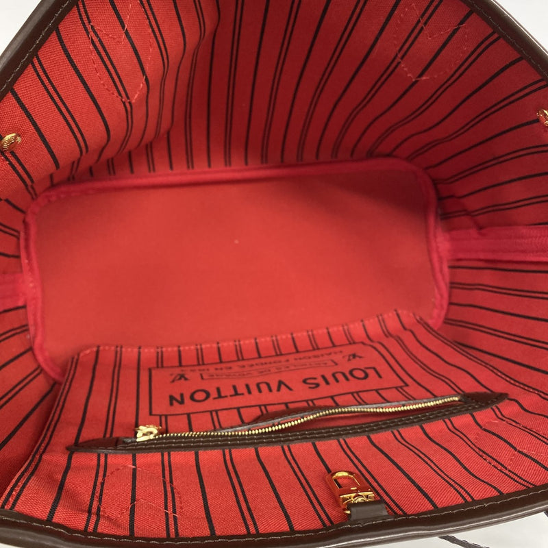 【5pa0885-h】ルイヴィトン トートバッグ ダミエ ネヴァーフルPM N41359 エベヌ【中古】レディース