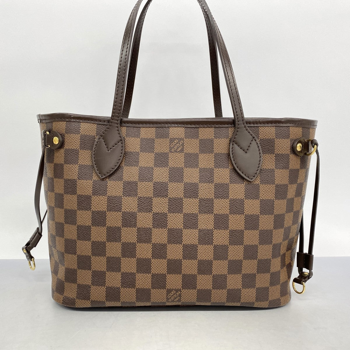 【5pa0885-h】ルイヴィトン トートバッグ ダミエ ネヴァーフルPM N41359 エベヌ【中古】レディース