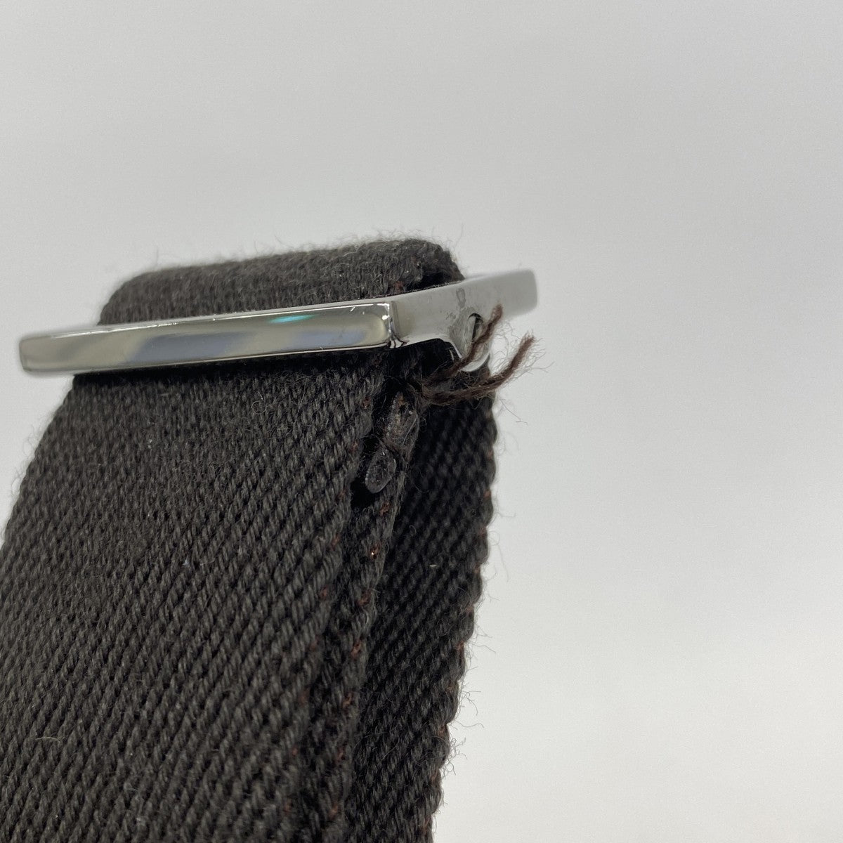 【5pa0887】グッチ ショルダーバッグ 28562 デニム ダークブラウン シルバー金具【中古】レディース