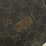 【5pa0887】グッチ ショルダーバッグ 28562 デニム ダークブラウン シルバー金具【中古】レディース