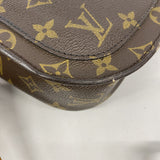 【5pa0890】ルイヴィトン ショルダーバッグ モノグラム サンクルーGM M51242 ブラウン【中古】レディース