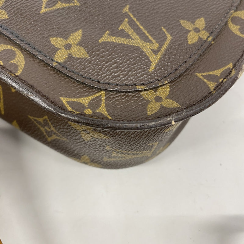 【5pa0890】ルイヴィトン ショルダーバッグ モノグラム サンクルーGM M51242 ブラウン【中古】レディース