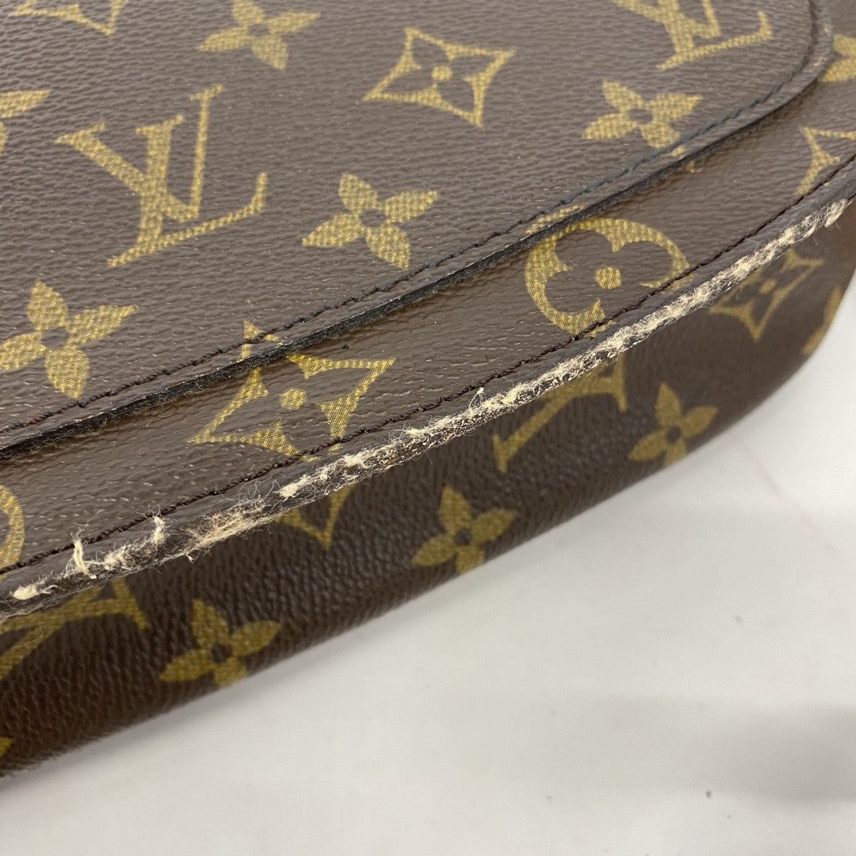 【5pa0890】ルイヴィトン ショルダーバッグ モノグラム サンクルーGM M51242 ブラウン【中古】レディース