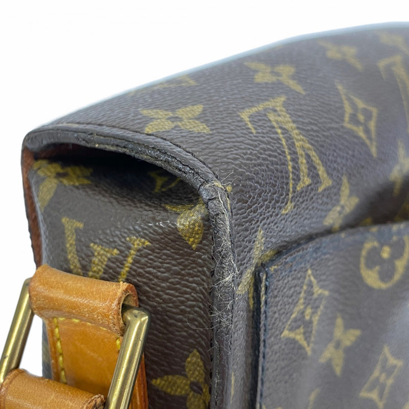 【5pa0890】ルイヴィトン ショルダーバッグ モノグラム サンクルーGM M51242 ブラウン【中古】レディース