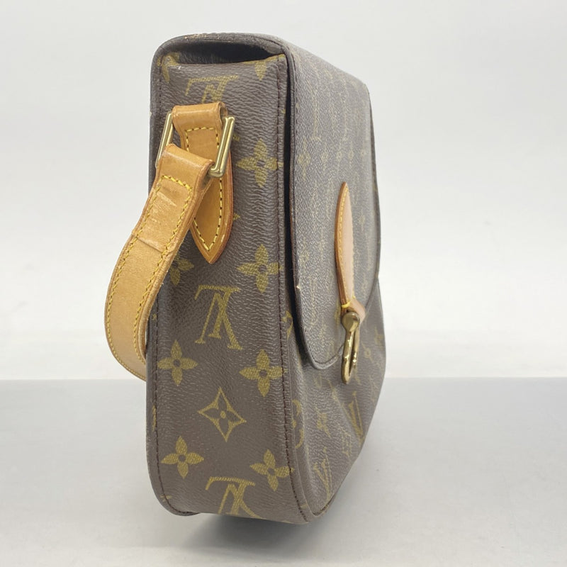 【5pa0890】ルイヴィトン ショルダーバッグ モノグラム サンクルーGM M51242 ブラウン【中古】レディース