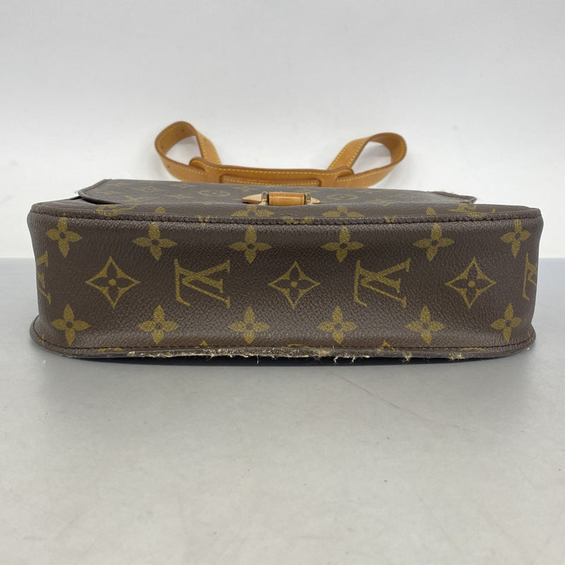 【5pa0890】ルイヴィトン ショルダーバッグ モノグラム サンクルーGM M51242 ブラウン【中古】レディース