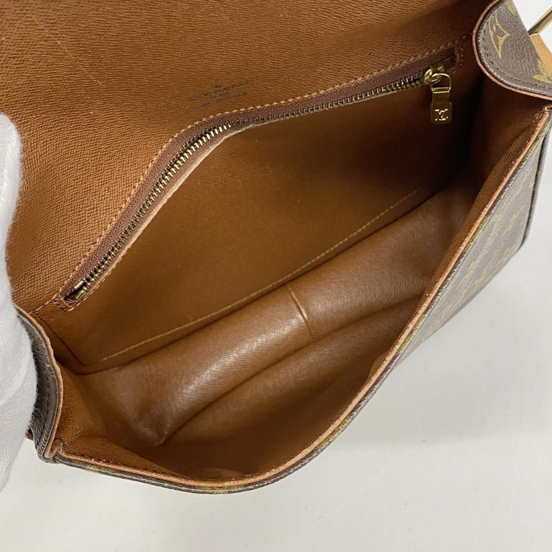 【5pa0890】ルイヴィトン ショルダーバッグ モノグラム サンクルーGM M51242 ブラウン【中古】レディース