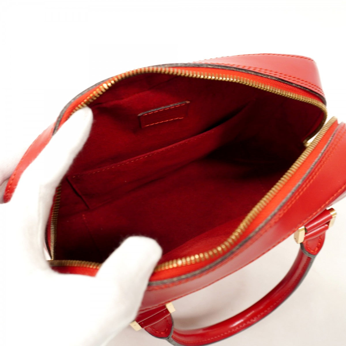 【5pa0892】ルイヴィトン ハンドバッグ エピ サブロン M52047 カスティリアンレッド【中古】レディース