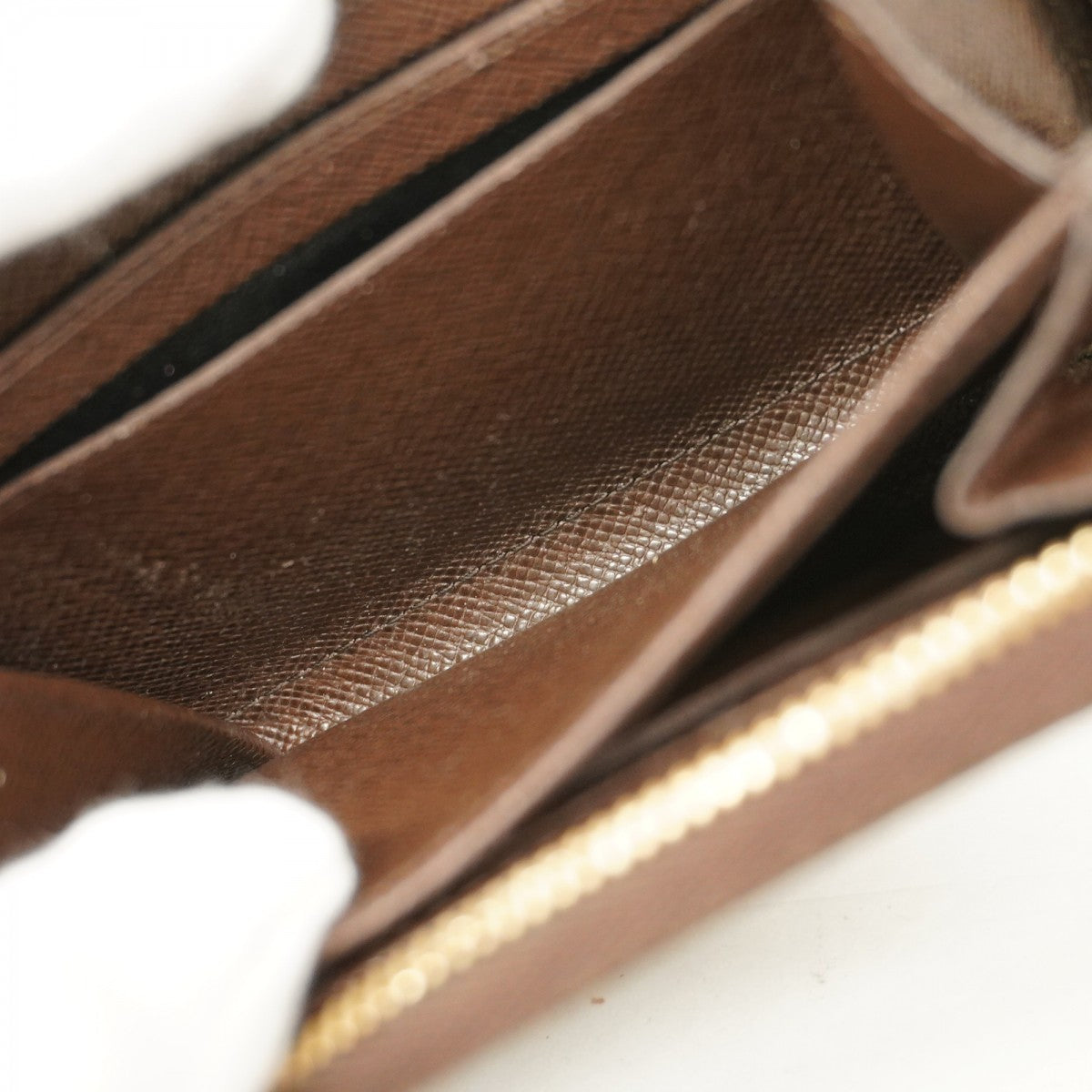 【5pa0895】ルイヴィトン コインケース ダミエ ジッピーコインパース N63070 エベヌ【中古】メンズ レディース ユニセックス