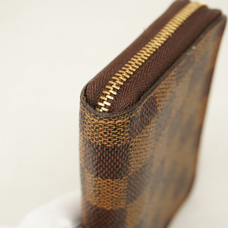 【5pa0895】ルイヴィトン コインケース ダミエ ジッピーコインパース N63070 エベヌ【中古】メンズ レディース ユニセックス