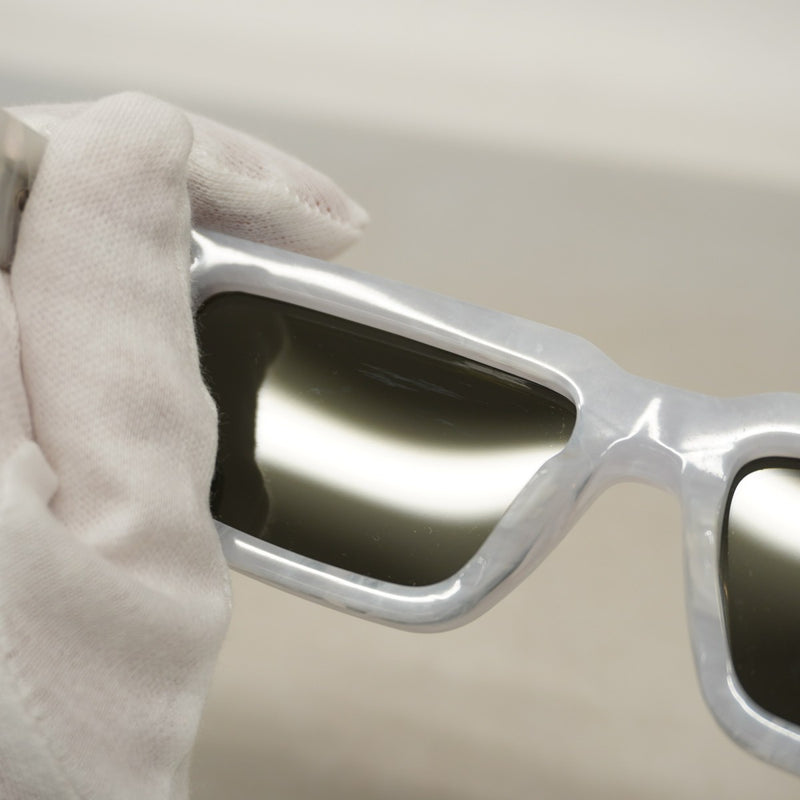 【5pa0896】ルイヴィトン サングラス ジョイストーム Z1403E ホワイト グレー【中古】メンズ レディース ユニセックス