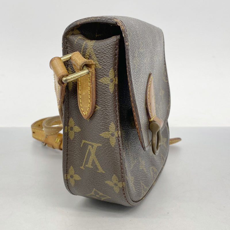 【5pa0913】ルイヴィトン ショルダーバッグ モノグラム ミニサンクルー M51244 ブラウン【中古】レディース