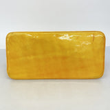 【5pa0915】シャネル トートバッグ 復刻トート パテントレザー イエロー シルバー金具【中古】レディース