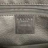 【5pa0916】セリーヌ クラッチバッグ マカダム PVC ブラック ブラウン ゴールド金具【中古】メンズ