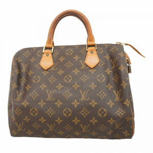 【5pa0950】ルイヴィトン ハンドバッグ モノグラム スピーディ30 M41108 ブラウン【中古】レディース