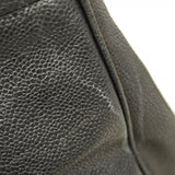 【5pa0953-h】シャネル リュック・デイパック キャビアスキン ブラック ゴールド金具【中古】レディース