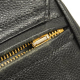 【5pa0953-h】シャネル リュック・デイパック キャビアスキン ブラック ゴールド金具【中古】レディース