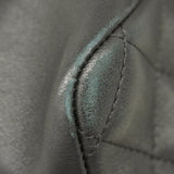 【5pa0954-h】シャネル トートバッグ カンボン マルチポケット ラムスキン ブラック シルバー金具【中古】レディース